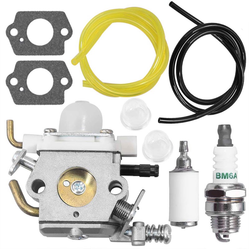 Saihisday PB-250 Leaf Blower Carburetor Air Filter Kit with Fuel Line Replacement for Echo PB250 Blower WTA-33 A021001881 A021001882 A021001880 Carburetor Tune Up Kit - Image 2